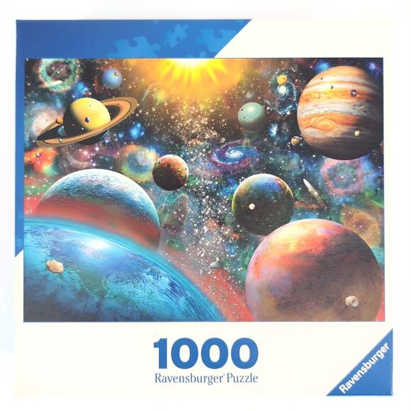 Ravensburger 1000 Piece Planetary Vision by Adrian Chesterman Jigsaw Puzzle GUC - Picture 1 of 13